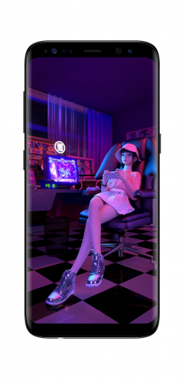 坐在椅子上的集原美4k手机壁纸竖版2160x3840