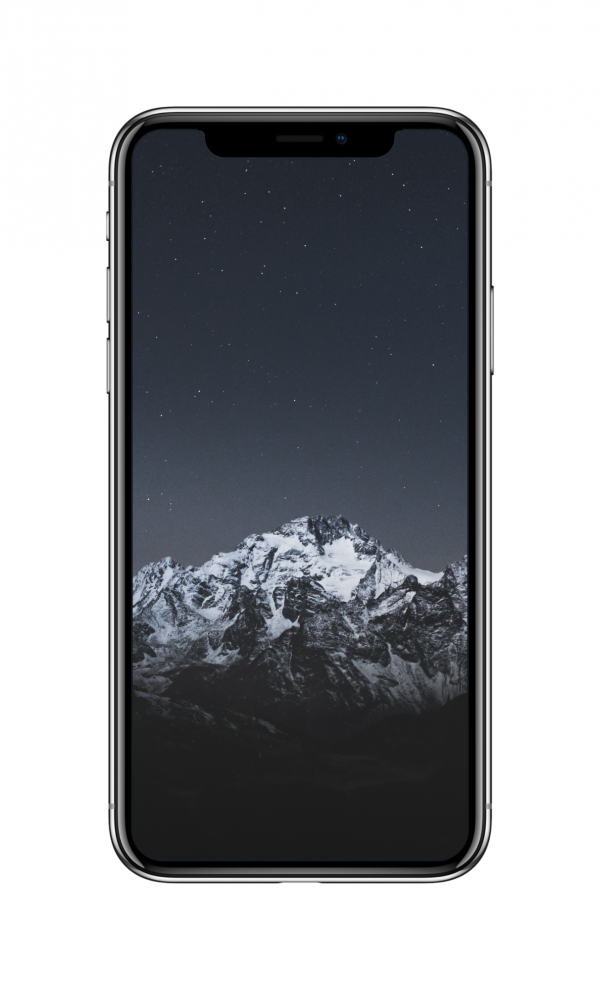 雪山 黑夜 风景 手机壁纸图片