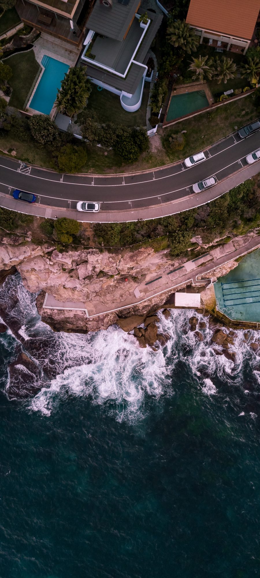 海岸线的美景3200×1440手机壁纸