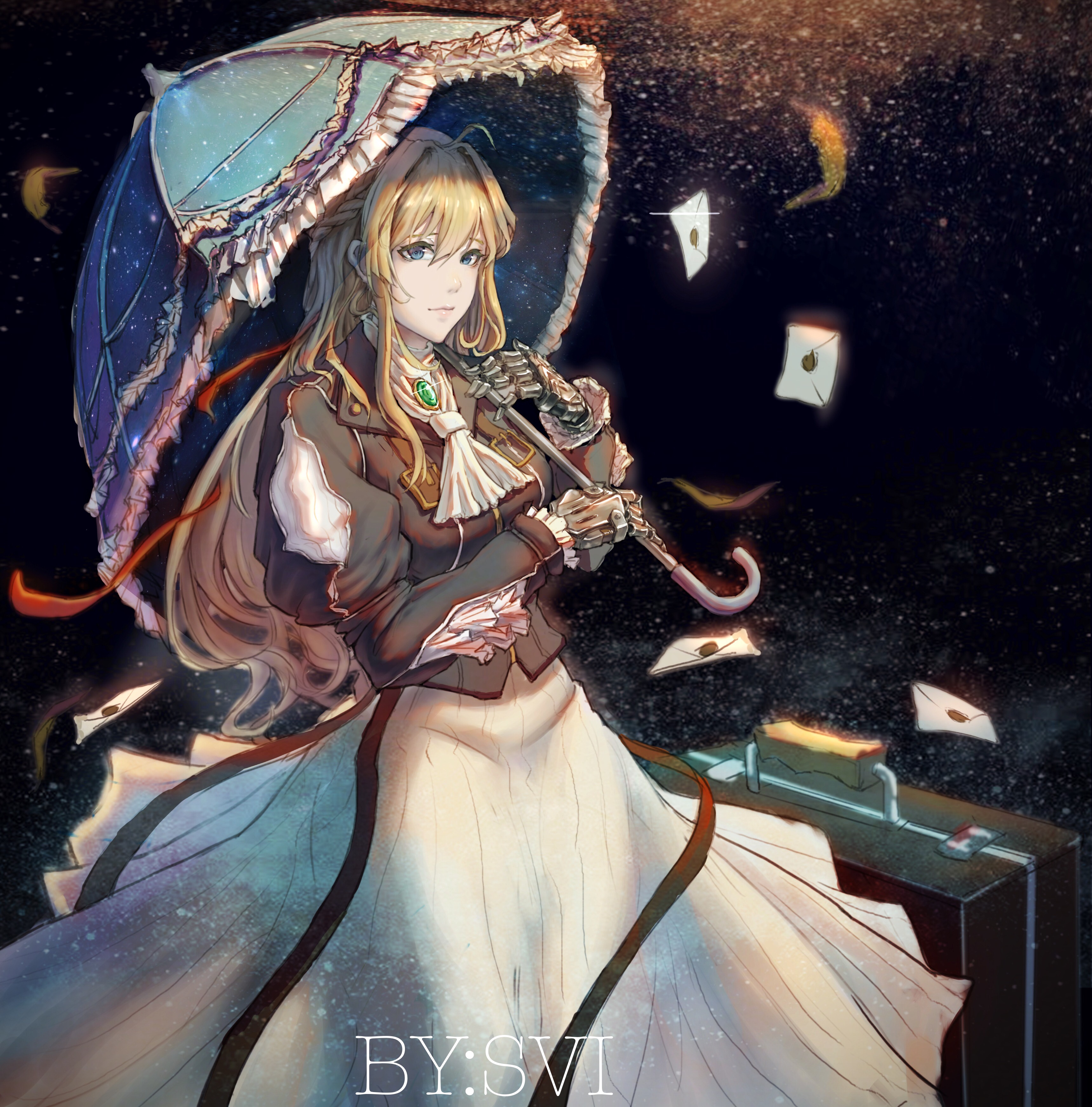 紫罗兰永恒花园美女人物手机壁纸