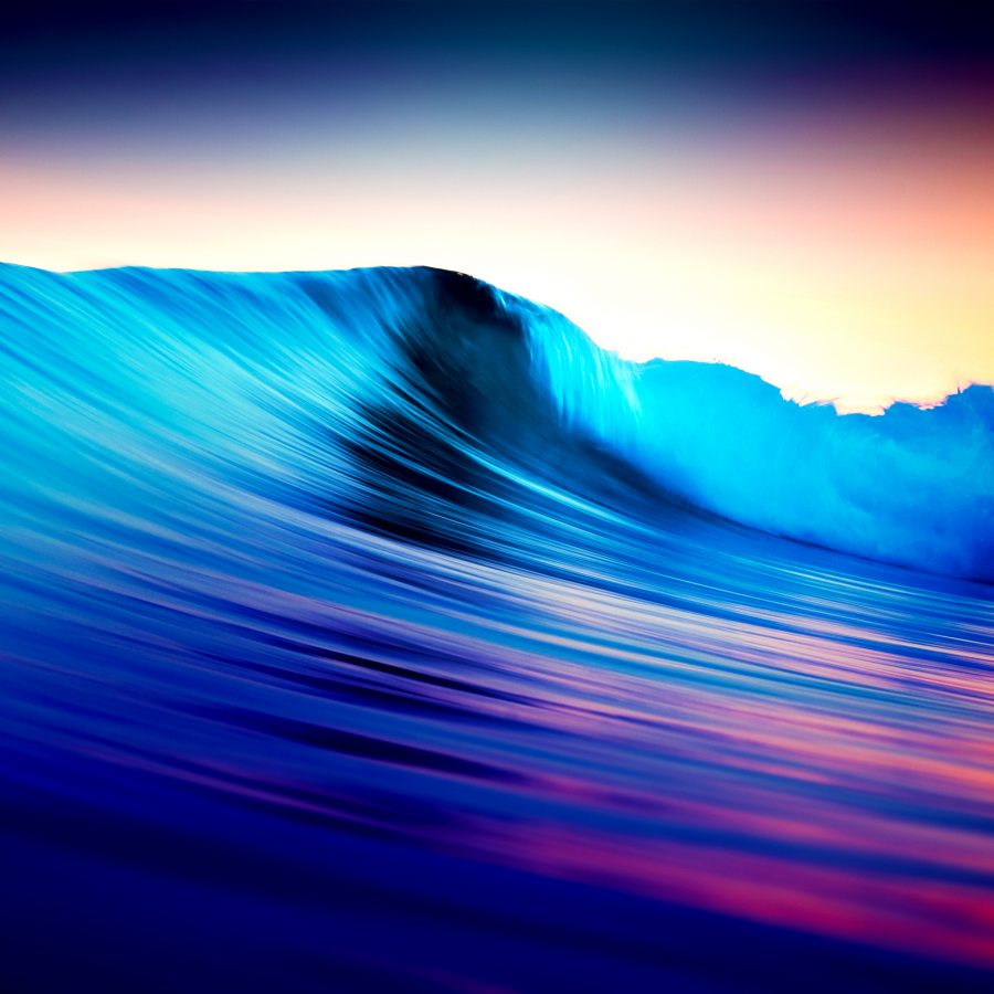 蓝色海浪ios 2048×2048手机壁纸